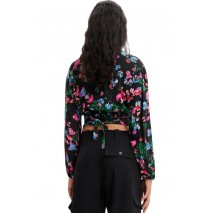 DESIGUAL BLUS_GARDEN ΜΠΛΟΥΖΑ ΓΥΝΑΙΚΕΙΑ BLACK