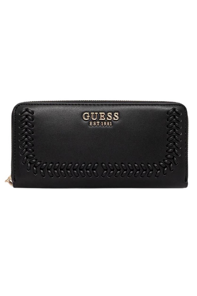 GUESS TATUM SLG LARGE ZIP AROUND ΠΟΡΤΟΦΟΛΙ ΓΥΝΑΙΚΕΙΟ BLACK
