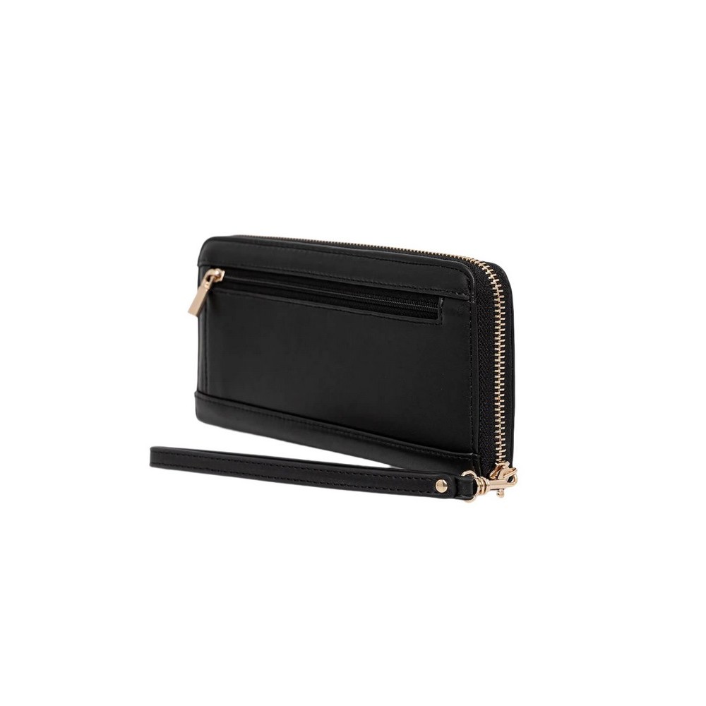 GUESS TATUM SLG LARGE ZIP AROUND ΠΟΡΤΟΦΟΛΙ ΓΥΝΑΙΚΕΙΟ BLACK