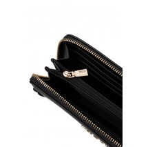 GUESS TATUM SLG LARGE ZIP AROUND ΠΟΡΤΟΦΟΛΙ ΓΥΝΑΙΚΕΙΟ BLACK