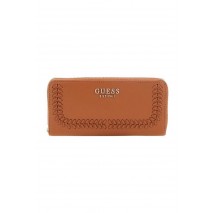 GUESS TATUM SLG LARGE ZIP AROUND ΠΟΡΤΟΦΟΛΙ ΓΥΝΑΙΚΕΙΟ CARAMEL