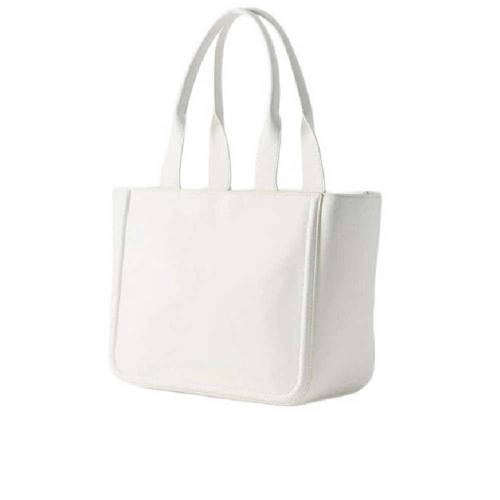 CALVIN KLEIN RAISED MEDIUM TOTE ΤΣΑΝΤΑ ΓΥΝΑΙΚΕΙΑ WHITE