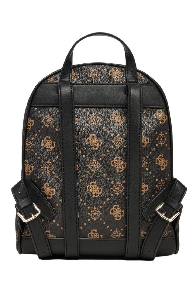 GUESS SILIA SMALL BACKPACK ΤΣΑΝΤΑ ΓΥΝΑΙΚΕΙΑ DARK BROWN