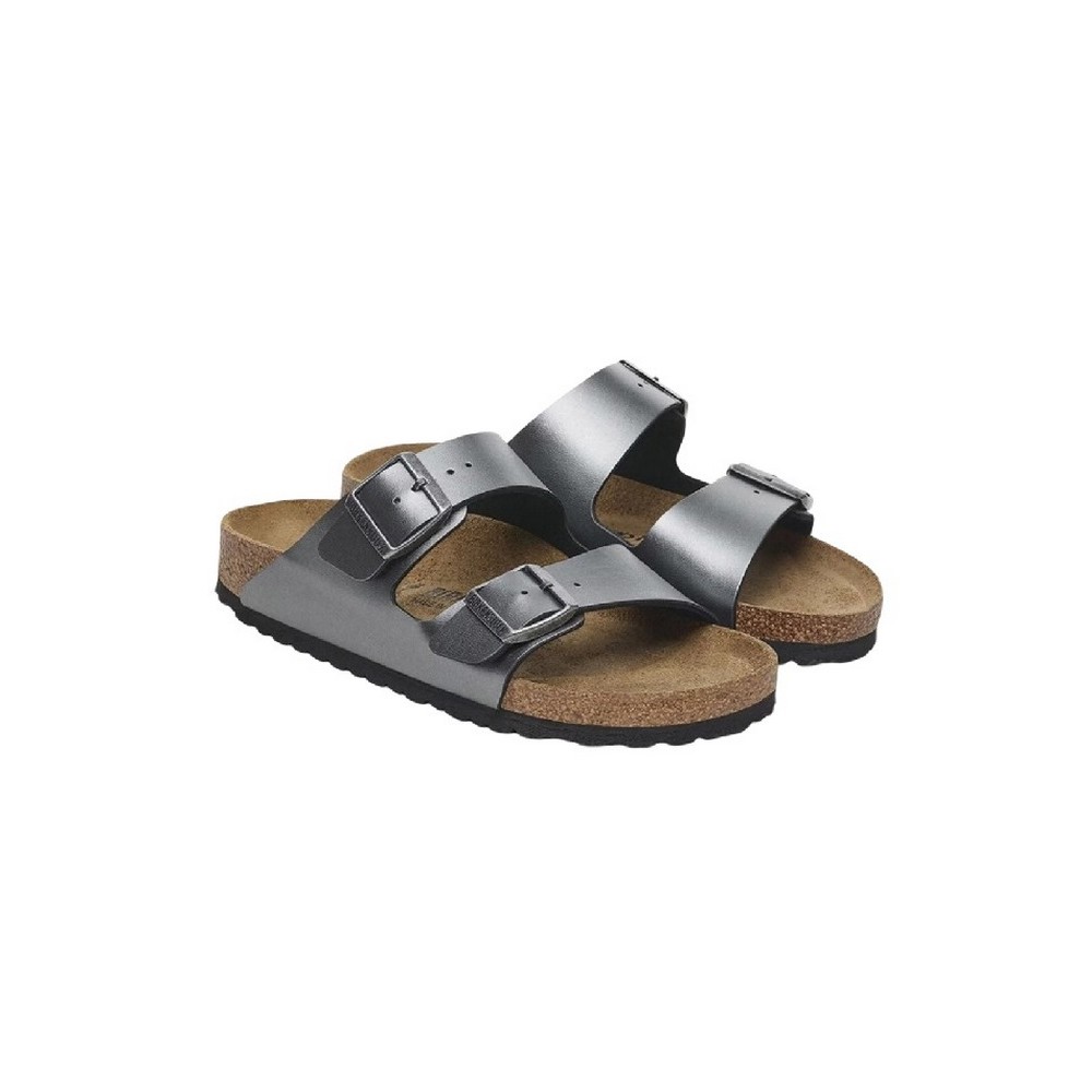 BIRKENSTOCK SYNTHETICS ARIZONA BF NARROW SEASONAL ΠΑΝΤΟΦΛΑ ΓΥΝΑΙΚΕΙΑ BLACK METALLIC