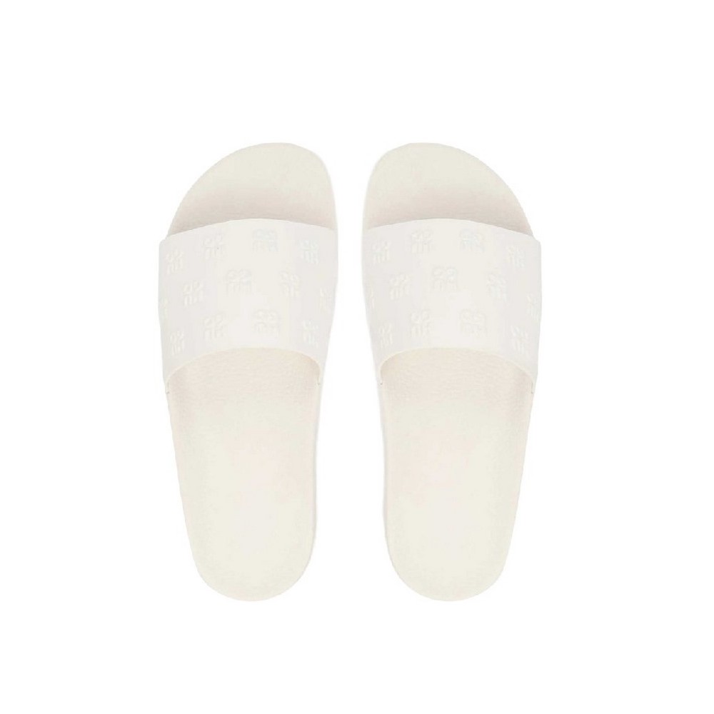 HUGO BOSS TIMEIN SLID MNG SANDALS ΠΑΝΤΟΦΛΑ ΓΥΝΑΙΚΕΙΑ WHITE