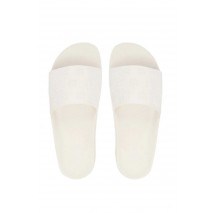 HUGO BOSS TIMEIN SLID MNG SANDALS ΠΑΝΤΟΦΛΑ ΓΥΝΑΙΚΕΙΑ WHITE