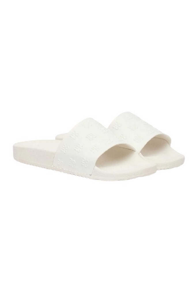 HUGO BOSS TIMEIN SLID MNG SANDALS ΠΑΝΤΟΦΛΑ ΓΥΝΑΙΚΕΙΑ WHITE