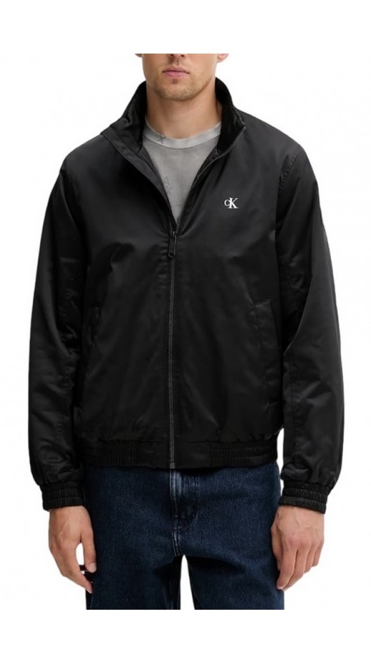 CALVIN KLEIN JEANS LS PADDED HARRINGTON JACKET ΜΠΟΥΦΑΝ ΑΝΔΡΙΚΟ BLACK