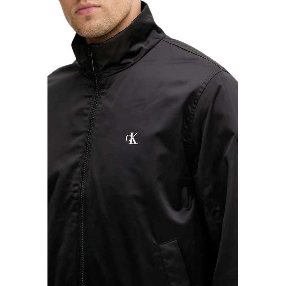 CALVIN KLEIN JEANS LS PADDED HARRINGTON JACKET ΜΠΟΥΦΑΝ ΑΝΔΡΙΚΟ BLACK