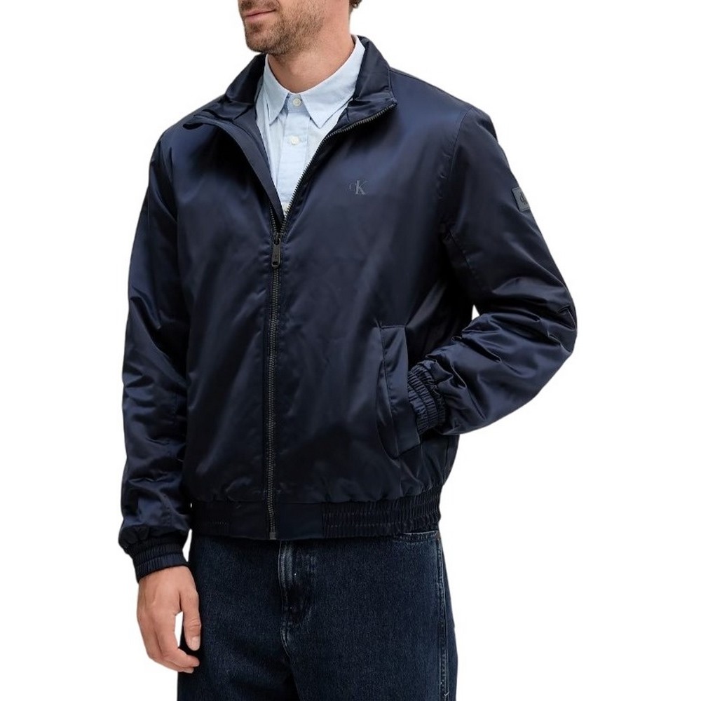 CALVIN KLEIN JEANS LS PADDED HARRINGTON JACKET ΜΠΟΥΦΑΝ ΑΝΔΡΙΚΟ NAVY