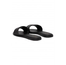 CALVIN KLEIN ROUND FLAT SNDL LTH BAR HW 2 ΠΑΝΤΟΦΛΑ ΓΥΝΑΙΚΕΙΑ CK BLACK