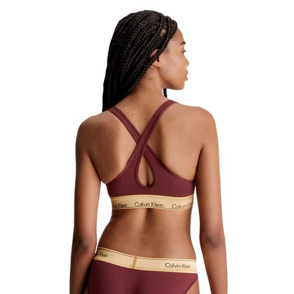 CALVIN KLEIN JEANS BRALETTE LIFT ΕΣΩΡΟΥΧΟ ΓΥΝΑΙΚΕΙΟ AUBERGINE