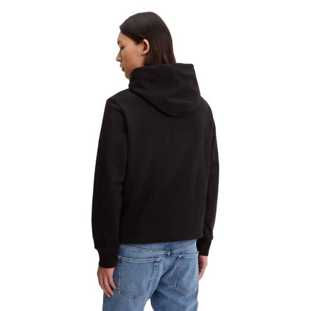 CALVIN KLEIN JEANS DISRUPTED LACQUER LOGO HOODIE ΜΠΛΟΥΖΑ ΦΟΥΤΕΡ ΑΝΔΡΙΚΗ BLACK