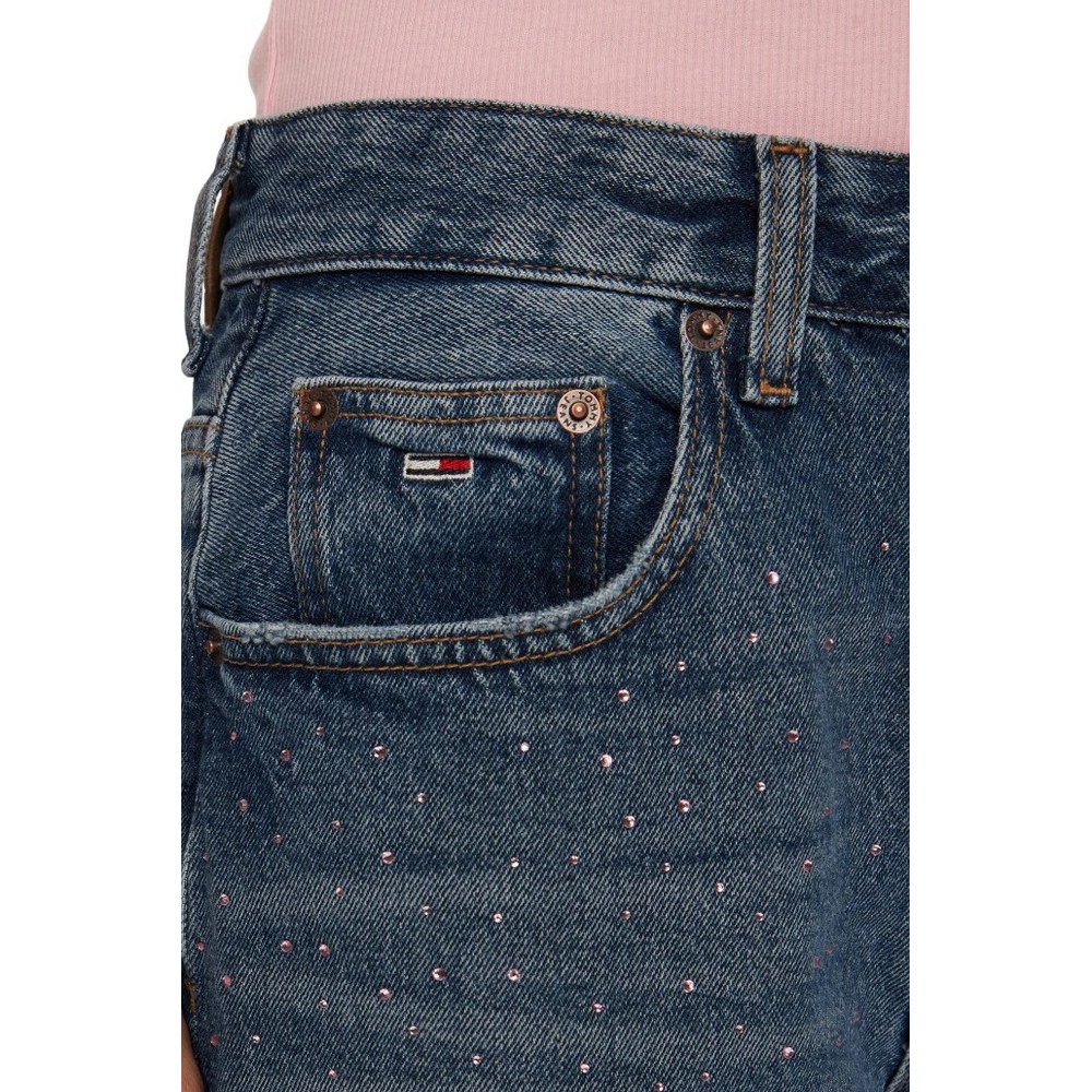 TOMMY JEANS MIA MR RLXD STR ΠΑΝΤΕΛΟΝΙ ΓΥΝΑΙΚΕΙΟ BLUΕ DENIM