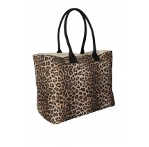LIU JO PLENTIA AA6200T549A TOTE BAG ΤΣΑΝΤΑ ΓΥΝΑΙΚΕΙΑ LEOPARD PRINT