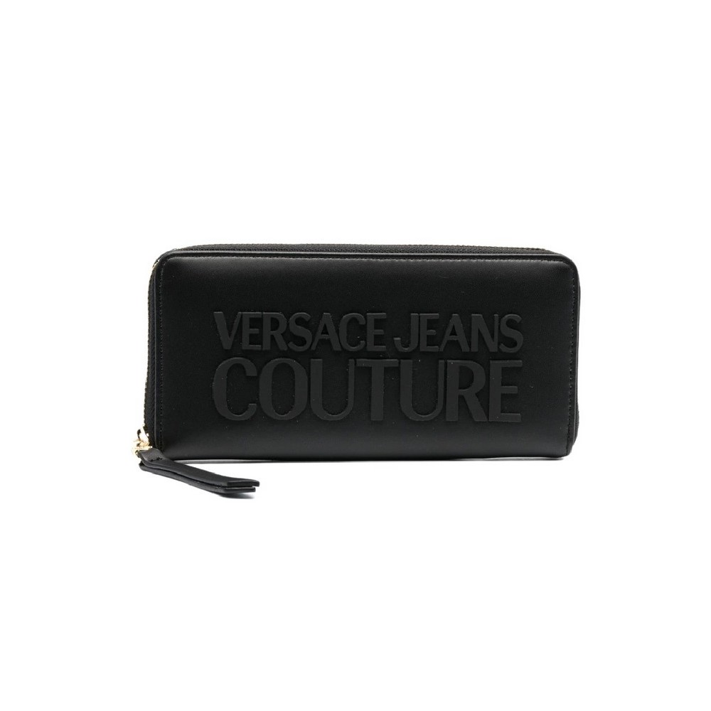VERSAGE JEANS COUTURE RANGE H - INSTITUTIONAL LOGO, ΑΞΕΣΟΥΑΡ ΠΟΡΤΟΦΟΛΙ ΓΥΝΑΙΚΕΙΟ BLACK