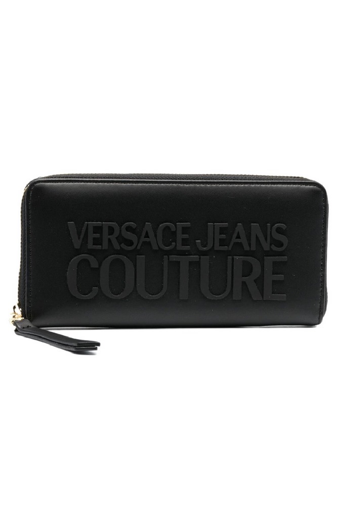 VERSAGE JEANS COUTURE RANGE H - INSTITUTIONAL LOGO, ΑΞΕΣΟΥΑΡ ΠΟΡΤΟΦΟΛΙ ΓΥΝΑΙΚΕΙΟ BLACK