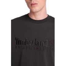 TIMBERLAND 1973 EMBROIDERED T-SHIRT ΜΠΛΟΥΖΑ ΑΝΔΡΙΚΗ WASHED BLACK