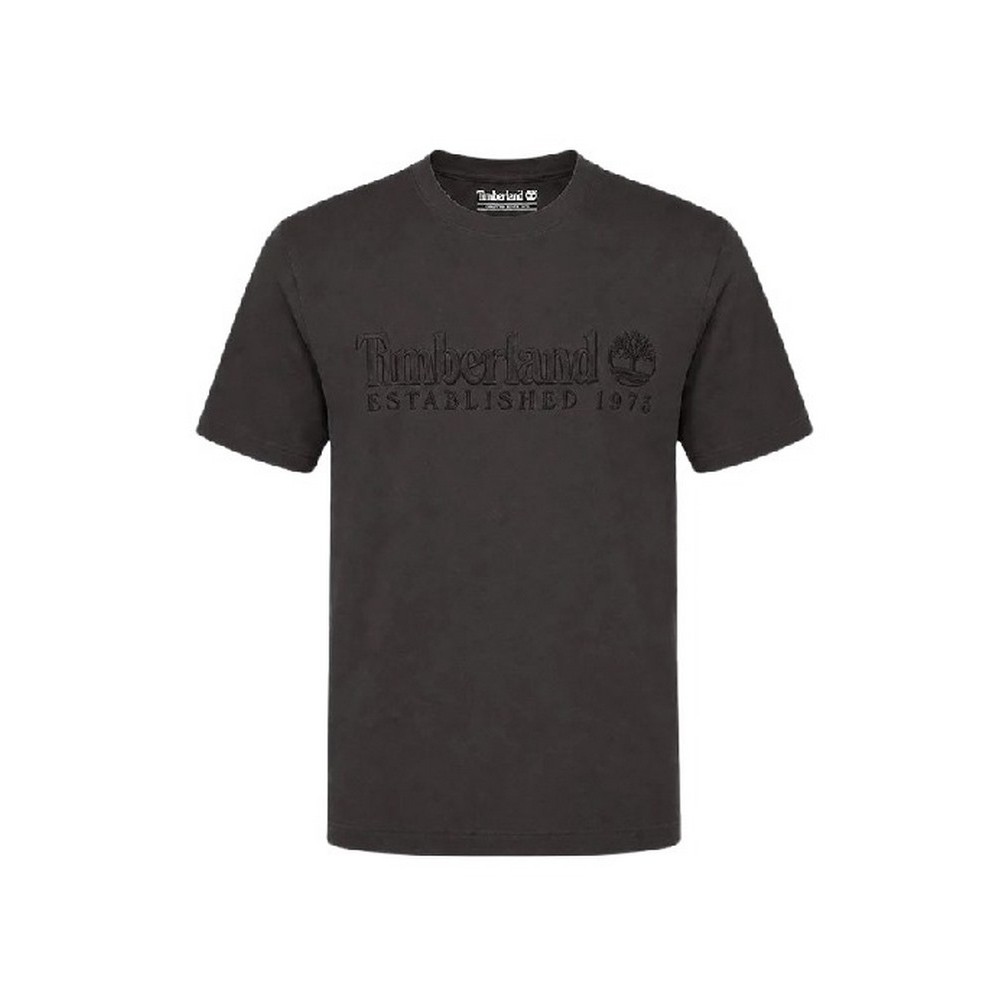 TIMBERLAND 1973 EMBROIDERED T-SHIRT ΜΠΛΟΥΖΑ ΑΝΔΡΙΚΗ WASHED BLACK
