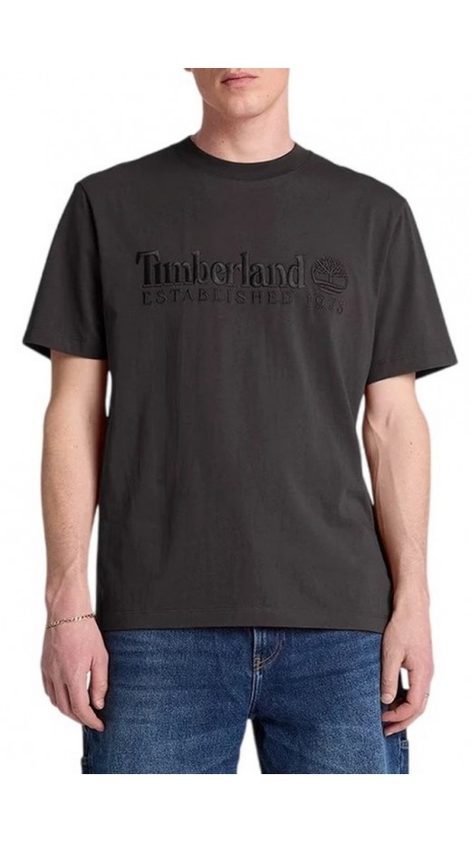 TIMBERLAND 1973 EMBROIDERED T-SHIRT ΜΠΛΟΥΖΑ ΑΝΔΡΙΚΗ WASHED BLACK