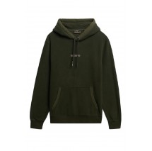 SUPERDRY D1 OVIN MICRO LOGO FLEECE HOOD ΜΠΛΟΥΖΑ ΑΝΔΡΙΚΗ OLIVE