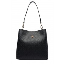 TOMMY HILFIGER ICON SHOULDER BAG MONO ΤΣΑΝΤΑ ΓΥΝΑΙΚΕΙΑ BORDEAUX
