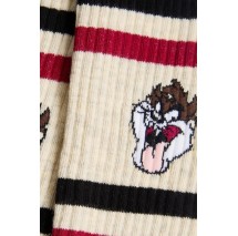 JIMMY LION ATHLETIC TAZ SOCKS UNISEX ΚΑΛΤΣΕΣ BEIGE