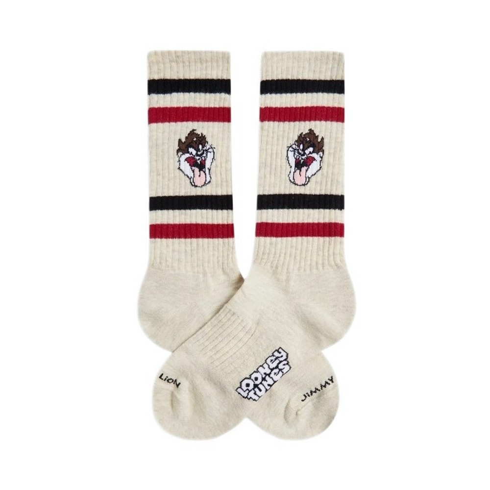 JIMMY LION ATHLETIC TAZ SOCKS UNISEX ΚΑΛΤΣΕΣ BEIGE