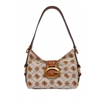 GUESS CAMDEN MINI SHOULDER BAG ΤΣΑΝΤΑ ΓΥΝΑΙΚΕΙΑ COGNAC