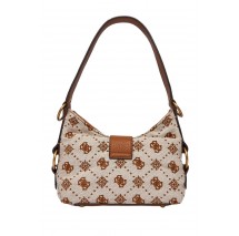 GUESS CAMDEN MINI SHOULDER BAG ΤΣΑΝΤΑ ΓΥΝΑΙΚΕΙΑ COGNAC