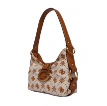 GUESS CAMDEN MINI SHOULDER BAG ΤΣΑΝΤΑ ΓΥΝΑΙΚΕΙΑ COGNAC