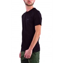 GUESS BASIC PIMA T-SHIRT ΜΠΛΟΥΖΑ ΑΝΔΡΙΚΗ BLACK