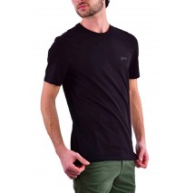 GUESS BASIC PIMA T-SHIRT ΜΠΛΟΥΖΑ ΑΝΔΡΙΚΗ BLACK