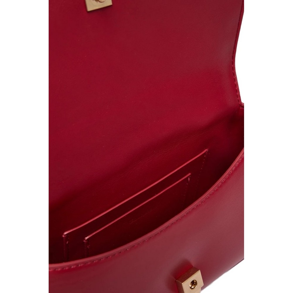CALVIN KLEIN  CONVERTIBLE CHAIN SMALL BAG ΤΣΑΝΤΑ ΓΥΝΑΙΚΕΙΑ BORDEAUX