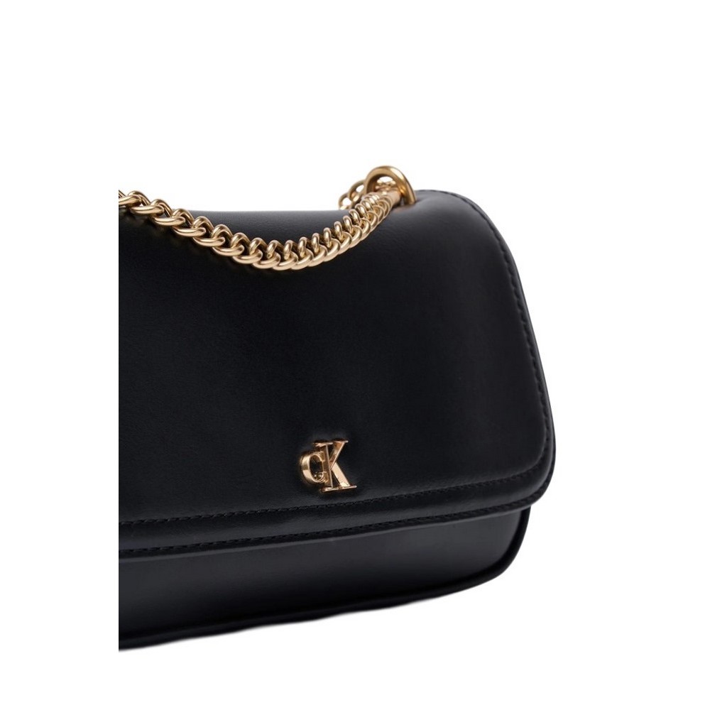 CALVIN KLEIN  CONVERTIBLE CHAIN SMALL BAG ΤΣΑΝΤΑ ΓΥΝΑΙΚΕΙΑ CK BLACK