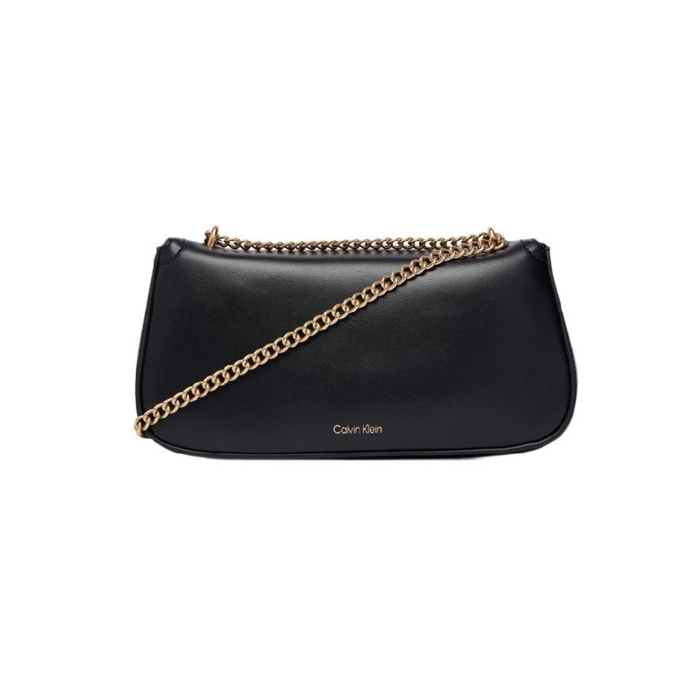 CALVIN KLEIN  CONVERTIBLE CHAIN SMALL BAG ΤΣΑΝΤΑ ΓΥΝΑΙΚΕΙΑ CK BLACK