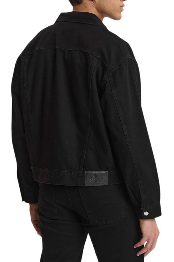 CALVIN KLEIN JEANS 90S CK CLASSIC BLACK TRUCKER ΤΖΙΝ ΜΠΟΥΦΑΝ ΑΝΔΡΙΚΟ DENIM BLACK