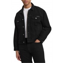 CALVIN KLEIN JEANS 90S CK CLASSIC BLACK TRUCKER ΤΖΙΝ ΜΠΟΥΦΑΝ ΑΝΔΡΙΚΟ DENIM BLACK