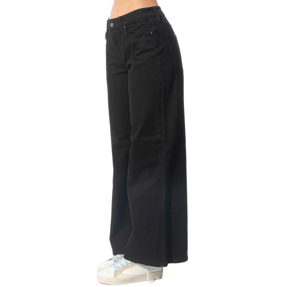 GUESS JEANS G13 LOW RISE EXTRA WIDE ΠΑΝΤΕΛΟΝΙ ΓΥΝΑΙΚΕΙΟ BLACK DENIM
