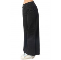GUESS JEANS G13 LOW RISE EXTRA WIDE ΠΑΝΤΕΛΟΝΙ ΓΥΝΑΙΚΕΙΟ BLACK DENIM