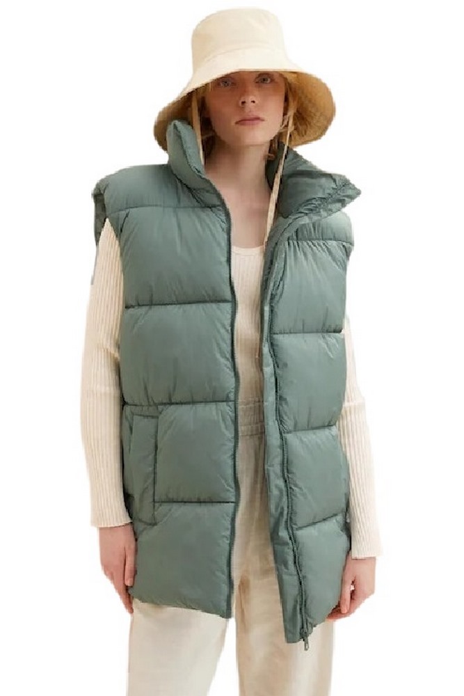 ΜΠΟΥΦΑΝ-ΓΙΛΕΚΟ BELTED PUFFER ΓΥΝΑΙΚΕΙΟ  TOM TAILOR MINT