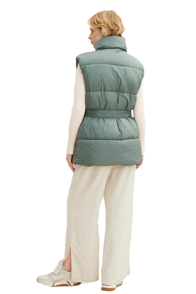 ΜΠΟΥΦΑΝ-ΓΙΛΕΚΟ BELTED PUFFER ΓΥΝΑΙΚΕΙΟ  TOM TAILOR MINT