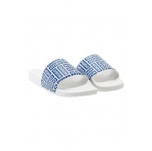 HUGO BOSS TIMEIN SLID BAOLG SANDALS ΠΑΝΤΟΦΛΕΣ ΑΝΔΡΙΚΕΣ WHITE