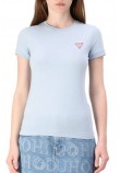 GUESS CN MINI TRIANGLE T-SHIRT ΜΠΛΟΥΖΑ ΓΥΝΑΙΚΕΙΑ CIEL