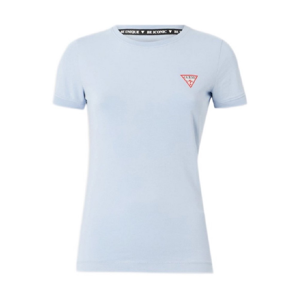 GUESS CN MINI TRIANGLE T-SHIRT ΜΠΛΟΥΖΑ ΓΥΝΑΙΚΕΙΑ CIEL