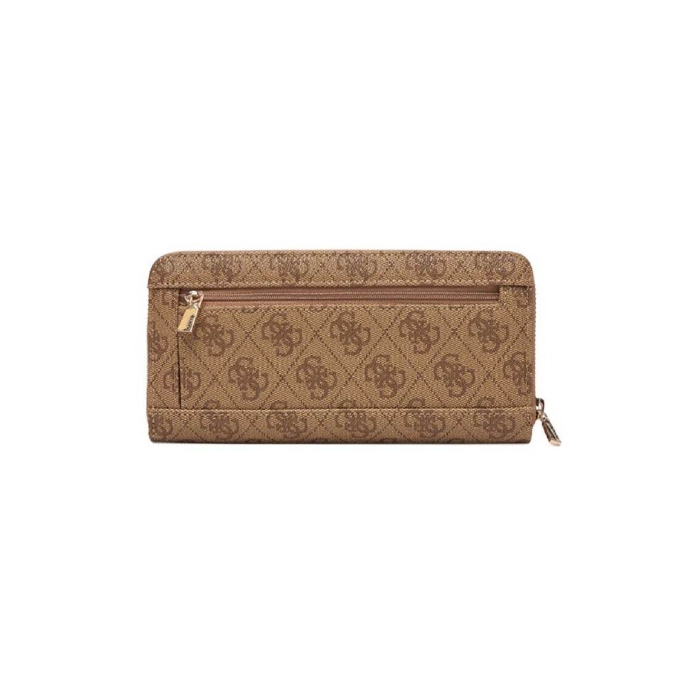 GUESS BRENTON SLG LRG ZIP AROUND ΠΟΡΤΟΦΟΛΙ ΓΥΝΑΙΚΕΙΟ LATTE