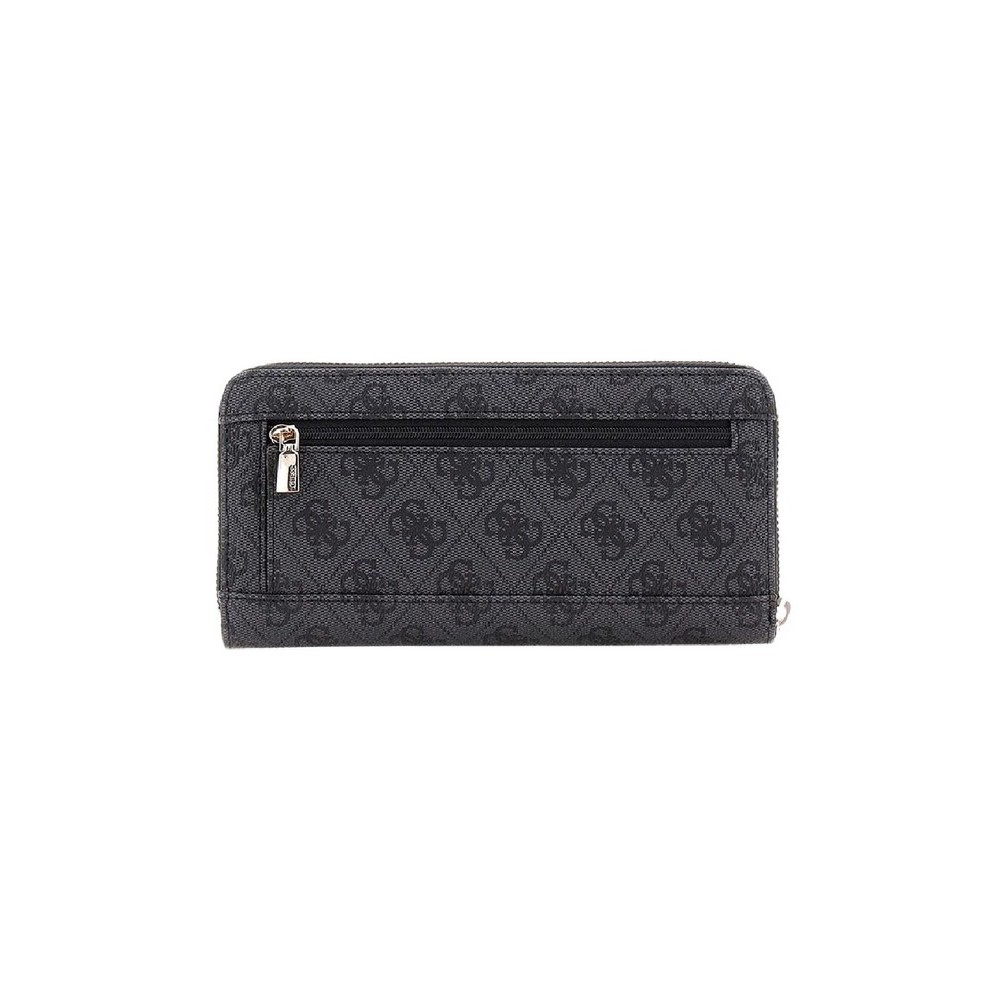 GUESS BRENTON SLG LRG ZIP AROUND ΠΟΡΤΟΦΟΛΙ ΓΥΝΑΙΚΕΙΟ DARK GREY