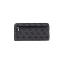 GUESS BRENTON SLG LRG ZIP AROUND ΠΟΡΤΟΦΟΛΙ ΓΥΝΑΙΚΕΙΟ DARK GREY