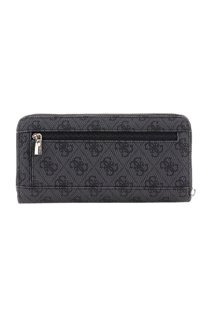 GUESS BRENTON SLG LRG ZIP AROUND ΠΟΡΤΟΦΟΛΙ ΓΥΝΑΙΚΕΙΟ DARK GREY