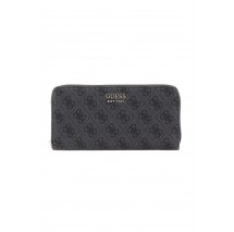GUESS BRENTON SLG LRG ZIP AROUND ΠΟΡΤΟΦΟΛΙ ΓΥΝΑΙΚΕΙΟ DARK GREY